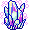 Icon Iridescent Crystalline Growth